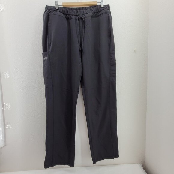 Dickies Scrub Bottoms Womens XL Tall Black Dynamix Straight Leg Pants DK130T - Picture 1 of 8